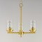 Maxim Lighting Corona 3-Light Chandelier 10203CLSBR - alternate 2